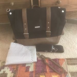 Little Unicorn Diaper Messenger Bag